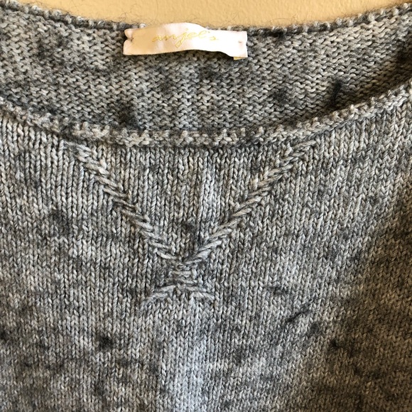 Off Shoulder Boat Neck Sweater Long Sleeve Knit - Picture 5 of 8